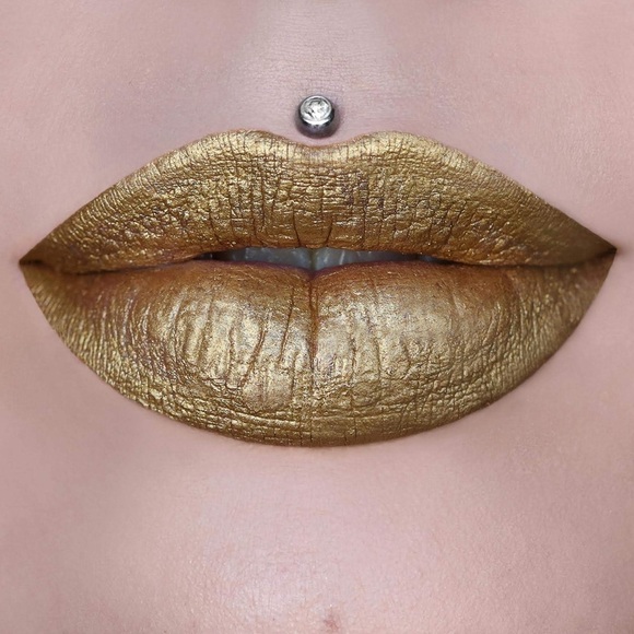 Jeffree Star Velour Liquid Lipstick - First Class (Metallic Gold) - NWB - Picture 1 of 4